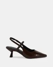 Shelly Shen Mingle/Crimson Red Patent Womens Heels 05