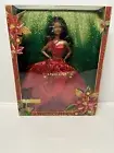 Barbie Signature 2022 HOLIDAY BARBIE DARK-BROWN HAIR AfricanAmerican-Damaged box