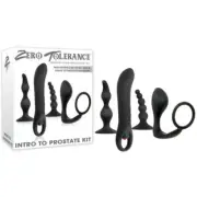 Zero Tolerance Intro To Prostate Kit 4 Sex Toys Vibrating Butt Plug Cock Ring