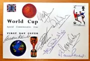 WORLD CUP 66 FDC SIGNED HURST BALL CHARLTON WILSON PETERS BANKS COHEN