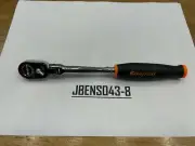 Snap-on Tools USA NEW ORANGE 1/4" Drive Soft Grip Long Flex Head Ratchet THLF72O