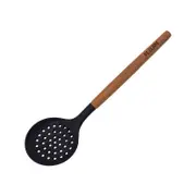 St. Clare Silicone Skimmer with Acacia Handle Black
