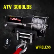Roxom 12V Wireless 3000lbs / 1361KG Electric Boat Trailer Winch Boat Trailer