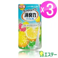 在飛比找博客來優惠-ST雞仔牌 新浴廁消臭力強-葡萄柚香400ml (3入) S