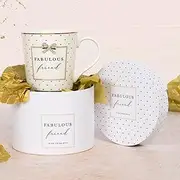 The Leonardo Collection LP34111 Hearts Design Madelaine - Fabulous Friend Mug, Fine China, Gift Boxed