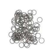 100 Pcs Jewelry Chain Connector Multi Strand Clasp Slide Tube Lock Jewelry Clasp