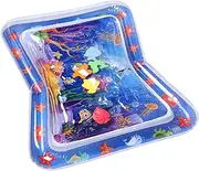 Abaodam Newborn Tummy Pad Inflatable Water Play Mat Play Mat for Tummy Smooth Surface Lightweight Portable Fun Safe for Boy Girl