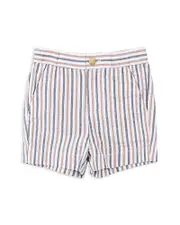 Miles The Label Boys' Striped Seersucker Shorts - Little Kid