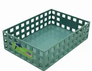SMARTLINK 6PCS Stackable Colour Plastic Box Durable Storage Container 22.8x16x6.5cm