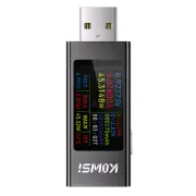 KWS-MX23 USB Digital Display DC Voltage Ammeter Power Meter Voltmeter Current Meter Cell Phone Charging USB-A Tester Det