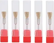 Nail Drill Bit Cleaning Brush Brass Wire Grinding Head Cleaner Brush for Manicure Tool