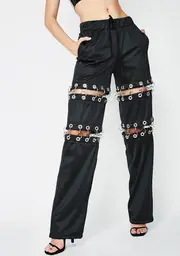 [Kiki Riki] Don't You Worry Pierced Sweatpants