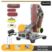 Mini Electric Belt Sander Grinder DIY Polishing Machine Sanding Belt Sharpener