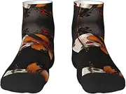 [JBYJBX] Violin Sheet Music Print Adult Socks Womens Mens Workout Thermal Cozy All-Season Gift Holiday Articles Use
