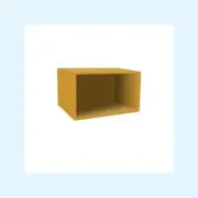 Kaboodle 360x400-499mm Mostaza Customisable Microwave Open Shelf