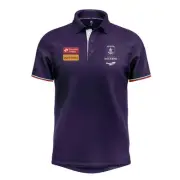 Fremantle Dockers SEKEM AFL Mens Player Polo | Purple by Sporting House