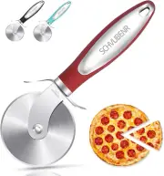 SCHVUBENR Premium Pizza Cutter Wheel - Stainless Steel - Easy to Cut and Clean -