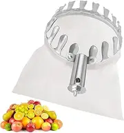 Fruit Picker Head Basket | Metal Cherry Picker Head | Fruit Picking Ancillary Tool, Labor-Saving Fruit Picking Tools, Portable For Getting Fruits, Cherry, Pear