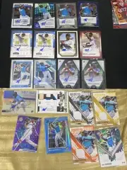2019-21 Monte Harrison Auto + Patch + #’d + RC Color 21 Card Lot Autograph