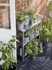 IKEA Hyllis Galvanized Steel 3 Tier Garden/Patio Shelf - IKEA Article # 30428326