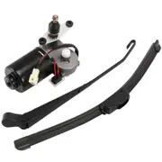 Universal UTV 12V Electric Windshield Wiper Kit for RZR Can Am Black