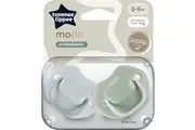 Tommee Tippee Closer To Nature Moda Soothers 0 To 6 Months 2 Pack