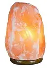Natural Himalayan Rock Salt Lamp Original Pink Crystal - Air Purifier with Woode