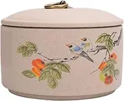 Tea jar Ceramic jar Ceramics Tea Caddy Portable Sealed Jar Travel Tea Storage Spice Tea Boxes Coffee Canister Biscuit Tea Storage Tank Jar