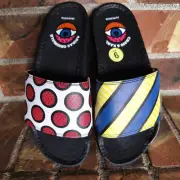 adidas Adilette Boost Craig Karl Pop Art Sandal Slide Mens Size 9 US NWT GY5351