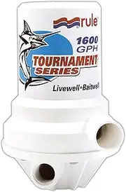 Rule Tournament Series Dual Port 1600GPH Livewell Cartridge Pump
