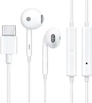 USB Type-C Earphone MH135 USB-C Headset with Mic Control Button for Oppo FindX R17 Pro R17 Find X Find X3 Find X5 Pro Oppo Reno9 Pro+ Mobile Phone
