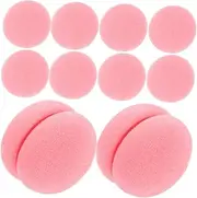 10pcs Sponge Hair Rollers for Women Soft Mushroom Shaped Curlers for Long Hair Comfortable Styling Tools for Natural Curls Rollers for Home Use