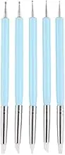 GLEAVI 5Pcs Fondant Cake Dotting Tools Set Double End Carving Pens for Tracing Embossing and Decorating for Baking Art Projects and Nail Art