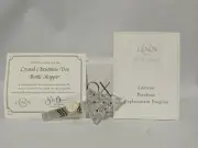 LENOX "Crystal Christmas Tree Bottle Stopper" 2005 with COA - New!