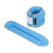 Ankle Weights, Leg Weight Straps Adjustable 8lbs Ankle Weight Sets, Blue