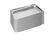 SOGA 12X Gastronorm GN Pan Full Size 1/1 GN Pan 2cm Deep Stainless Steel Tray