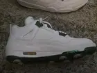 NIKE JORDAN IV 4 RETRO G NRG MASTERS WHITE-PINE GREEN-YELLOW SIZE MENS 12
