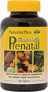 Nature's Plus - Source of Life Prenatal Supplement - 180 Tablets