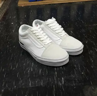 VANS Old Skool 白色 黑線 黑色 白黑 全白 帆布 麂皮 基本款 板鞋