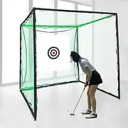 Golf Practice Net 250x250x250cm - Nets for Backyard Training Equipment Hitting Driving Swing Trainer Men/Women