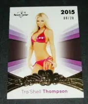 2015 Benchwarmer TRA'SHELL THOMPSON Signature #121 Gold Foil Variant/20 PLAYBOY