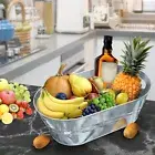 Party Drink Cooler Beverage Bucket Capacity Metal Ice for Beer Beverages Perfect