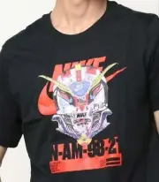 Nike × Gundam W Wing NIKE NSW MECH AIR Mask T-Shirt Black JP Atmos Size Asian L
