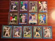 2024 Bowman Draft Chrome Auto, Refractor, Parallel Lot, Echedry Vargas, Paulino