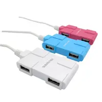 在飛比找PChome24h購物優惠-[Trustder 漾彩USB 2.0 4Port Hub 