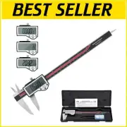 Precision Digital Caliper with Large LCD - 8-Inch Waterproof Measuring Tool