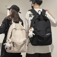 在飛比找蝦皮購物優惠-【台灣出貨】韓版背包 後背包 雙肩包 情侶背包 筆電包 學生