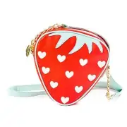 Betsey Johnson Women's Strawberry Crossbody Bag RED KITSCH NEW NWT STRAP