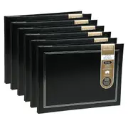NCL Self Adhesive Jumbo Black - 6 Pack of Albums