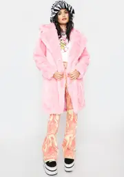 Sweet Leading You On Faux Fur Coat